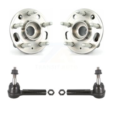 Front Wheel Bearing And Tie Rod End Kit For Chevrolet Impala Malibu Buick Regal Limited K7T-100233