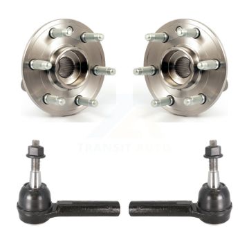 Front Wheel Bearing And Tie Rod End Kit For Cadillac SRX Saab 9-4X K7T-100234