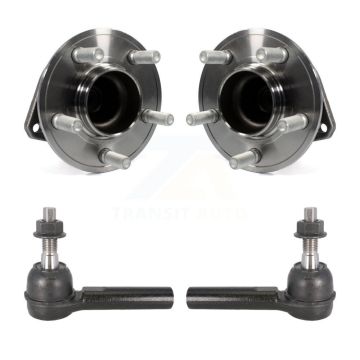 Front Wheel Bearing And Tie Rod End Kit For Dodge Charger Chrysler 300 Challenger K7T-100246