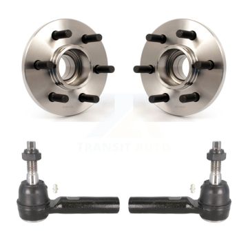 Front Wheel Bearing And Tie Rod End Kit For Dodge Dakota Durango RWD with 2-Wheel ABS K7T-100253