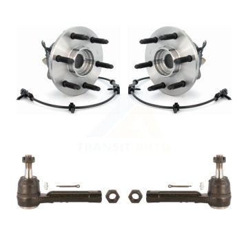 Front Wheel Bearing Tie Rod End Kit For Chevrolet GMC Silverado 1500 Sierra Avalanche XL K7T-100256