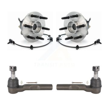 Front Wheel Bearing And Tie Rod End Kit For Chevrolet Express 1500 GMC Savana 2500 AWD K7T-100257