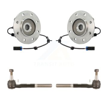 Front Wheel Bearing & Tie Rod End Kit For K2500 Chevrolet GMC K3500 Tahoe K1500 Suburban K7T-100258
