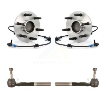 Front Wheel Bearing And Tie Rod End Kit For 2000 Chevrolet Tahoe RWD with 5.7L K7T-100269