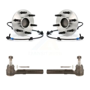 Front Wheel Bearing And Tie Rod End Kit For Chevrolet Silverado 1500 GMC Sierra Classic K7T-100270