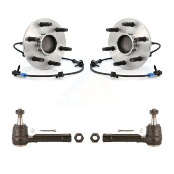 Front Wheel Bearing Tie Rod End Kit For Chevrolet GMC Silverado 1500 Sierra Avalanche XL K7T-100271