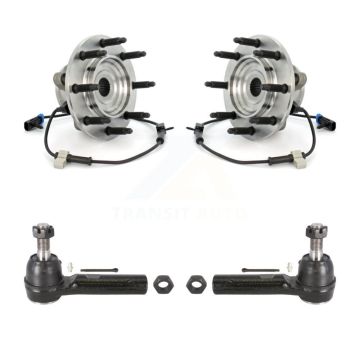 Front Wheel Bearing Tie Rod End Kit For GMC Chevrolet Sierra 2500 HD Silverado 3500 1500 K7T-100275