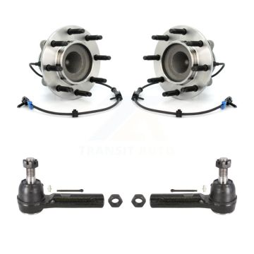 Front Wheel Bearing And Tie Rod End Kit For GMC Chevrolet Savana 2500 Express 3500 4500 K7T-100276