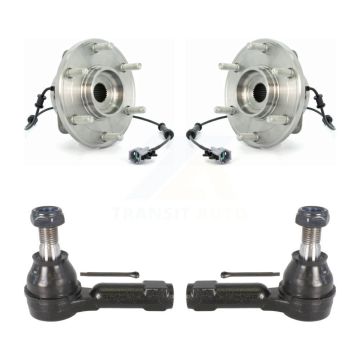 Front Wheel Bearing And Tie Rod End Kit For 2004 Nissan Pathfinder Armada K7T-100278