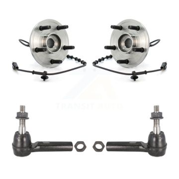 Front Wheel Bearing And Tie Rod End Kit For 2002-2005 Dodge Ram 1500 4-Wheel ABS K7T-100282