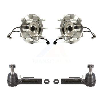 Front Wheel Bearing Tie Rod End Kit For GMC Chevrolet Sierra 2500 HD Silverado Classic XL K7T-100286