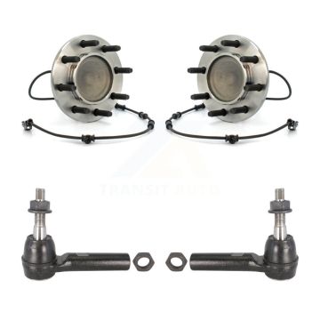 Front Wheel Bearing And Tie Rod End Kit For 2003-2005 Dodge Ram 2500 3500 RWD K7T-100289