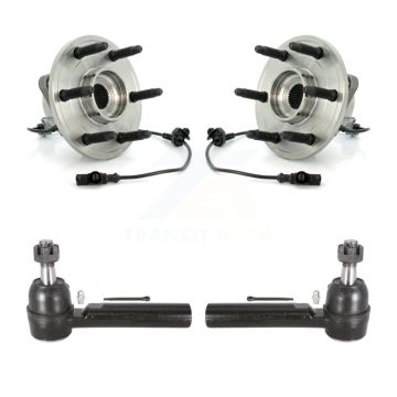Front Wheel Bearing Tie Rod End Kit For Chevrolet GMC Sierra 1500 Silverado Avalanche XL K7T-100292
