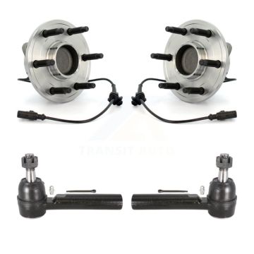 Front Wheel Bearing Tie Rod End Kit For Chevrolet GMC Sierra 1500 Silverado Avalanche XL K7T-100293