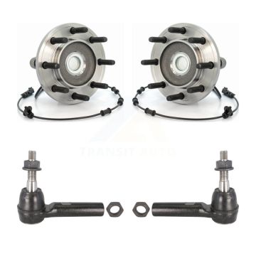 Front Wheel Bearing And Tie Rod End Kit For Dodge Ram 2500 3500 RWD K7T-100302