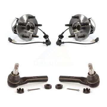 Front Wheel Bearing And Tie Rod End Kit For 2005-2010 Mazda B4000 4WD Square Connector K7T-100305