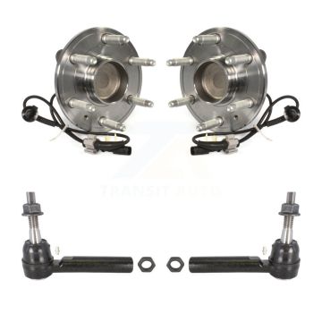 Front Wheel Bearing & Tie Rod End Kit For GMC Chevrolet Sierra 1500 Silverado Tahoe Yukon K7T-100310