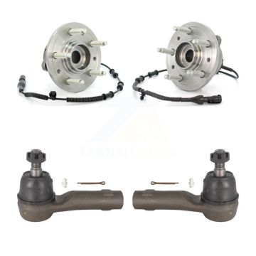 Front Wheel Bearing And Tie Rod End Kit For 2004-2007 Ford Freestar Mercury Monterey K7T-100318