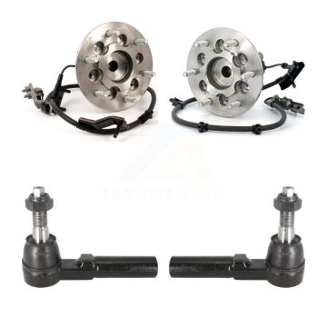 Front Wheel Bearing & Tie Rod End Kit For Chevrolet Colorado GMC Canyon Isuzu i-370 i-290 K7T-100319