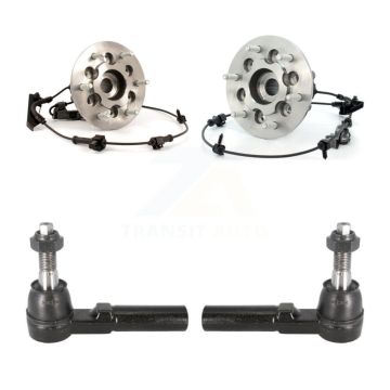 Front Wheel Bearing & Tie Rod End Kit For Chevrolet Colorado GMC Canyon Isuzu i-350 i-370 K7T-100326