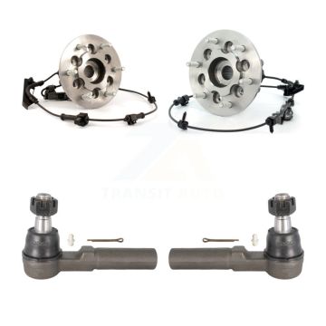 Front Wheel Bearing And Tie Rod End Kit For Chevrolet Colorado GMC Canyon Isuzu i-350 K7T-100328