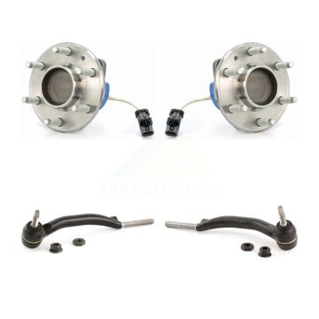 Front Wheel Bearing And Tie Rod End Kit For 2004-2009 Cadillac SRX RWD K7T-100349