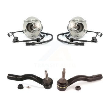 Front Wheel Bearing And Tie Rod End Kit For Ford Crown Victoria Lincoln Town Car Mercury K7T-100356