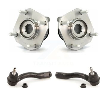 Front Wheel Bearing And Tie Rod End Kit For 2007-2012 Nissan Sentra 2.0L K7T-100385