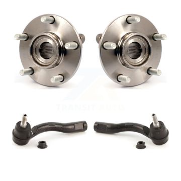 Front Wheel Bearing And Tie Rod End Kit For 2007-2012 Nissan Sentra 2.5L K7T-100386