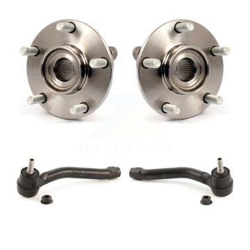 Front Wheel Bearing And Tie Rod End Kit For Nissan Rogue Select K7T-100387