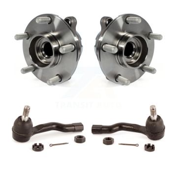Front Wheel Bearing And Tie Rod End Kit For 2003-2008 INFINITI FX35 RWD K7T-100399
