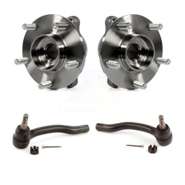 Front Wheel Bearing & Tie Rod End Kit For INFINITI Q50 G37 QX50 EX35 G35 Q60 M35 EX37 M37 K7T-100401