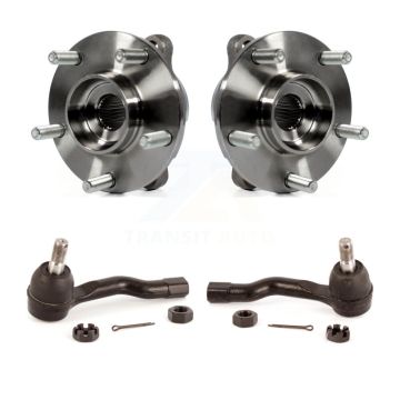 Front Wheel Bearing And Tie Rod End Kit For 2003-2008 INFINITI FX35 FX45 K7T-100402
