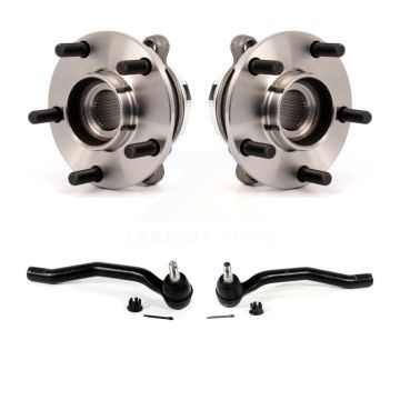 Front Wheel Bearing And Tie Rod End Kit For 2011-2016 Nissan Quest K7T-100406