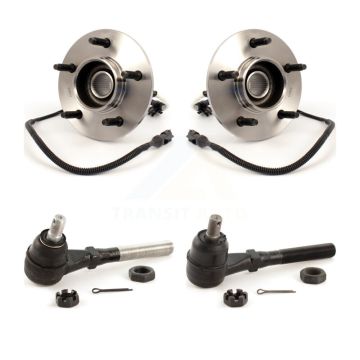 Front Wheel Bearing And Tie Rod End Kit For Ford F-150 4WD with 4-Wheel ABS K7T-100422