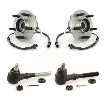 Front Wheel Bearing And Tie Rod End Kit For Ford F-150 4WD with 4-Wheel ABS K7T-100425