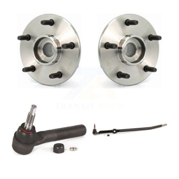 Front Wheel Bearing And Tie Rod End Kit For 2000-2001 Dodge Ram 1500 4WD with 2-Wheel ABS K7T-100428