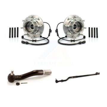Front Wheel Bearing And Tie Rod End Kit For Ford F-350 Super Duty F-250 Excursion K7T-100431