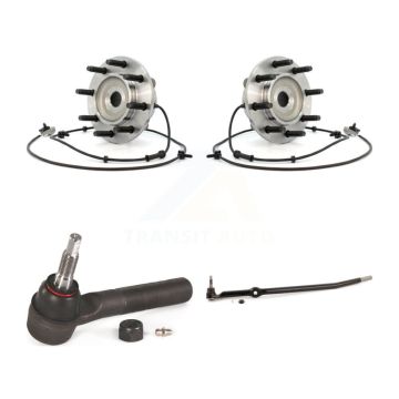 Front Wheel Bearing And Tie Rod End Kit For Dodge Ram 2500 3500 Connecting K7T-100433
