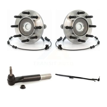 Front Wheel Bearing And Tie Rod End Kit For Ram 3500 Dodge RWD with Gear steering type K7T-100448