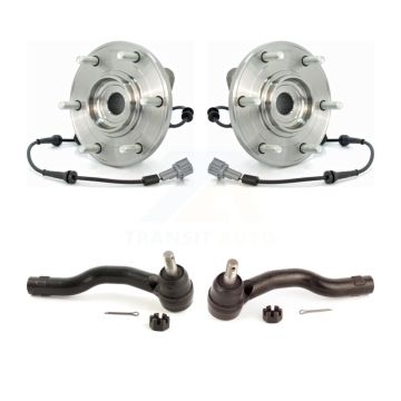 Front Wheel Bearing And Tie Rod End Kit For Nissan TITAN Armada INFINITI QX56 K7T-100449