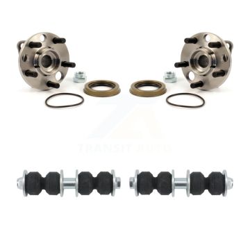 Front Hub Bearing Assembly And Link Kit For 1995-2005 Chevrolet Cavalier Pontiac Sunfire K7T-100468