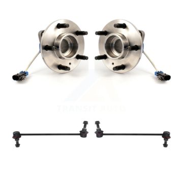 Front Hub Bearing Assembly And Link Kit For 2010 Buick Allure Without Performance Package K7T-100485