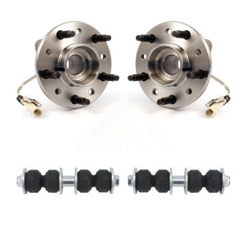 Front Hub Bearing Assembly And Link Kit For Pontiac Grand Am Chevrolet Malibu Oldsmobile K7T-100495