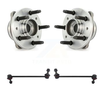 Front Hub Bearing Assembly And Link Kit For 1998-2003 Ford Windstar K7T-100496