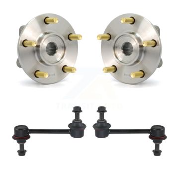 Front Hub Bearing Assembly & Link Kit For Chrysler Sebring Mitsubishi Eclipse Eagle Talon K7T-100498