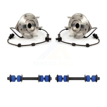 Front Hub Bearing Assembly And Link Kit For Chevrolet Trailblazer GMC Envoy Saab 9-7x K7T-100512