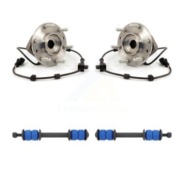Front Hub Bearing Assembly And Link Kit For Chevrolet Trailblazer GMC Envoy Saab 9-7x K7T-100513