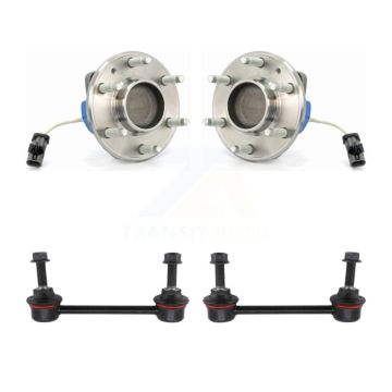 Front Hub Bearing Assembly And Link Kit For Cadillac SRX STS K7T-100521