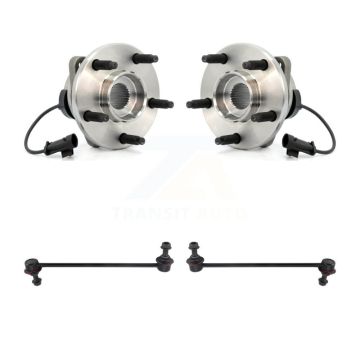 Front Hub Bearing Assembly And Link Kit For Chevrolet Malibu Pontiac G6 HHR Saturn Aura K7T-100534